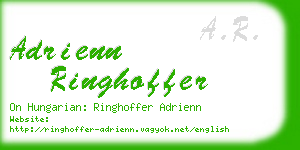 adrienn ringhoffer business card